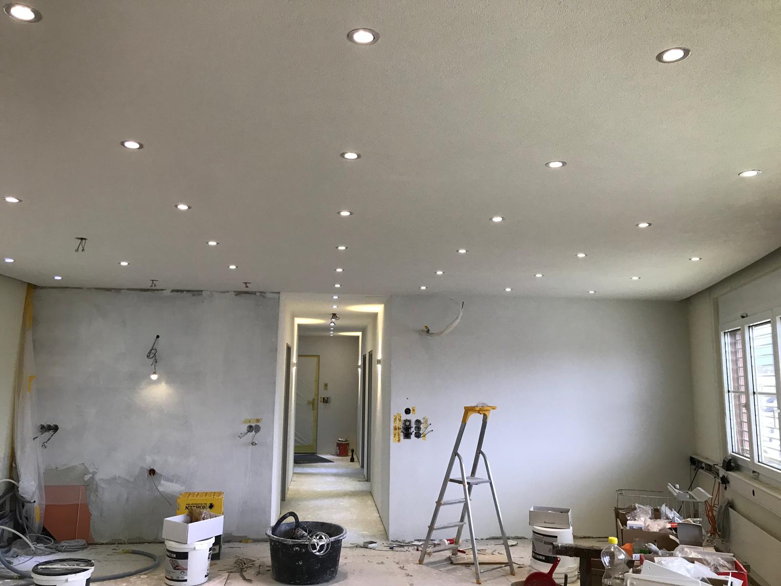 Iluminat LED încastrat instalat de electricienii autorizați Electro Serv T.F.